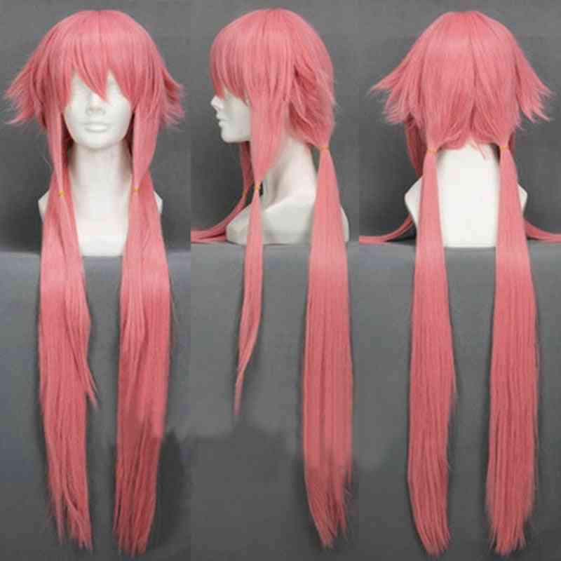 Long Straight Women's Cosplay Costume Wig + Track + Cap