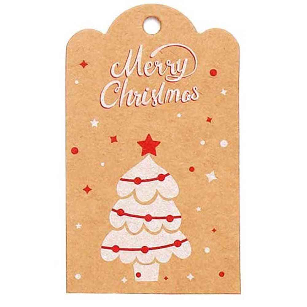 Kraft Paper Christmas Tree Tags