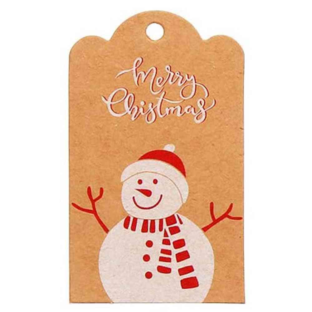 Kraft Paper Christmas Tree Tags