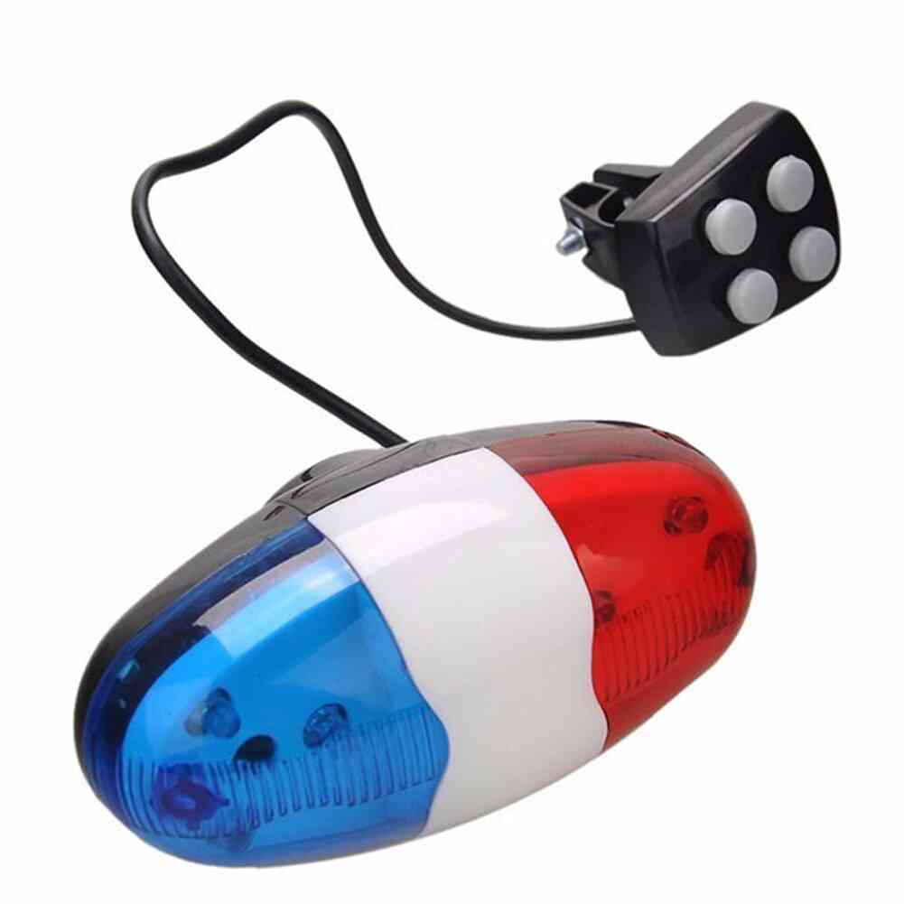 6 Led 4 Tone Sounds Bicycles Bell Police Car