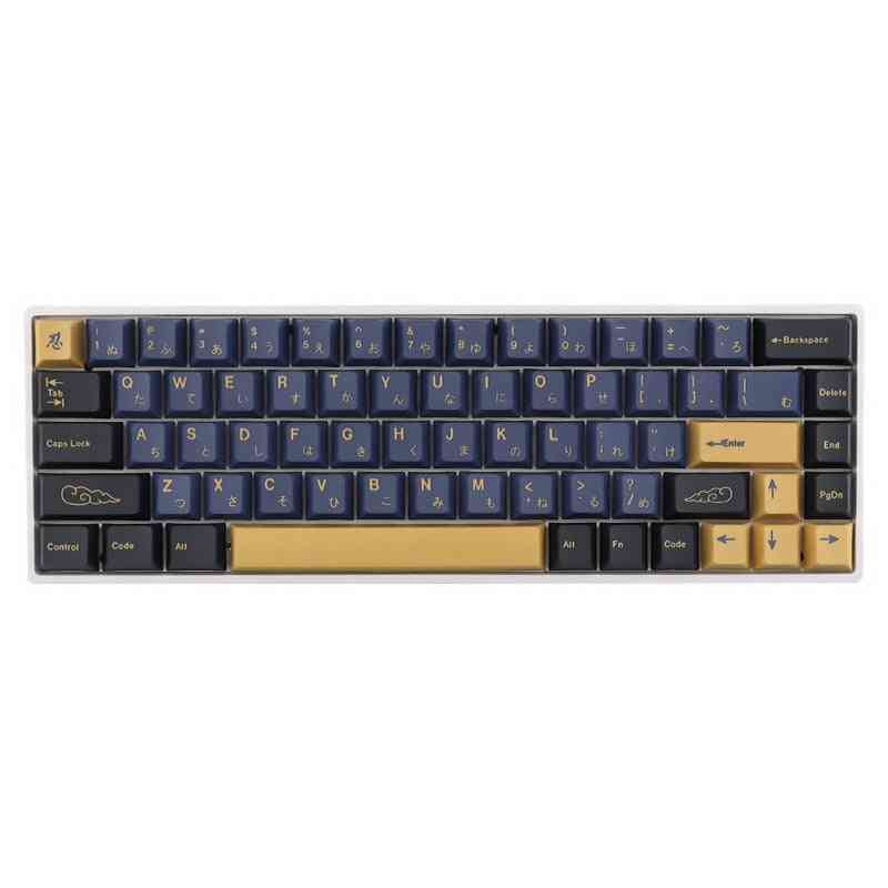 119-keys Blue Samurai, Keycaps Mechanical, Keyboard