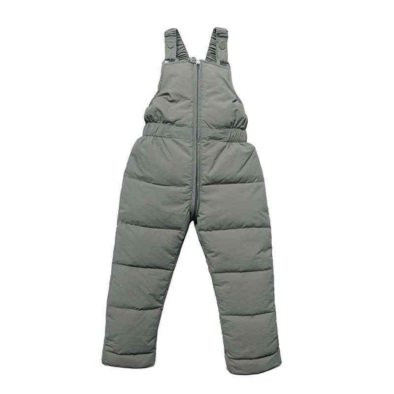Autumn Thick Jacket Pants, Baby Girl Jumpsuit Overalls