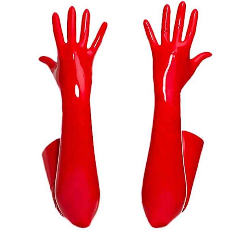 Sexy Women Faux Leather Gloves