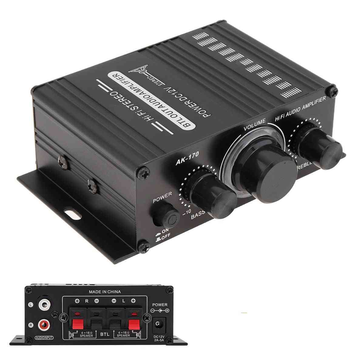 Hifi Stereo Power Amplifier Audio For Car Home Theater