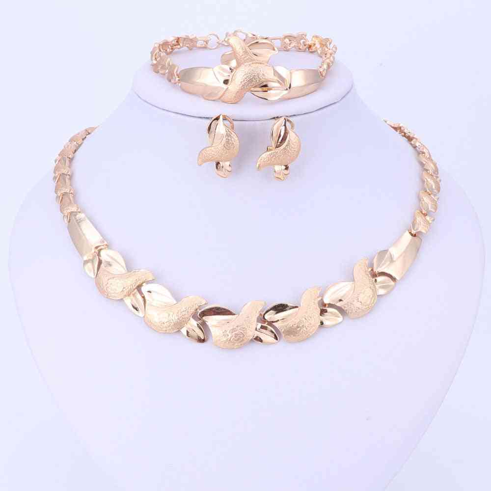 Jewelry Sets Women Costume Statement - Necklace, Bracelet, Earring, Ring