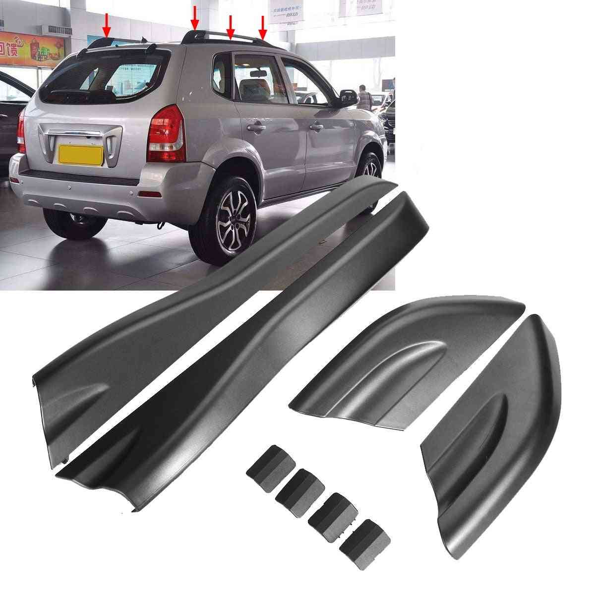 8pcs/set Roof Rack Rail End Protective Cover Shell Cap Replacement