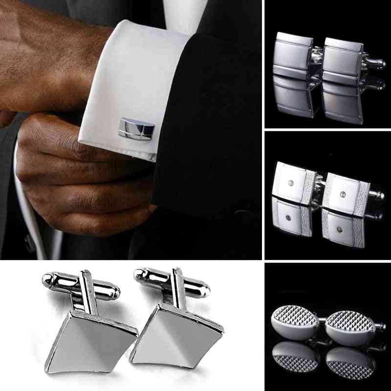 French Men Shirt Cufflink - Cuffs Link Button For Male