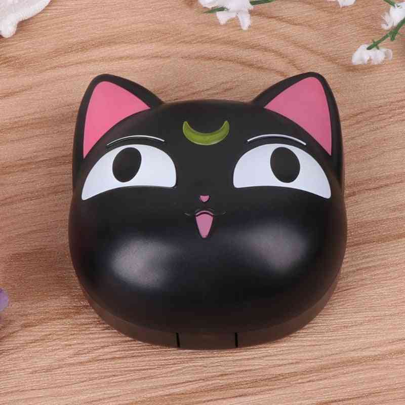 Cute Cat Cartoon Portable Contact Lens Box