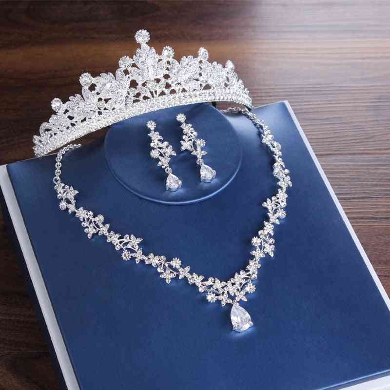 Wedding Jewelry Sets Statement Necklaces Earrings Set Hair Accessories