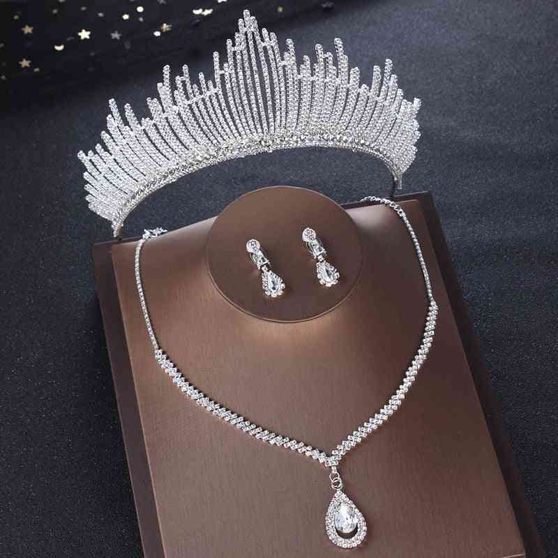 Crystal Bridal Jewelry Sets Wedding Rhinestone Beads