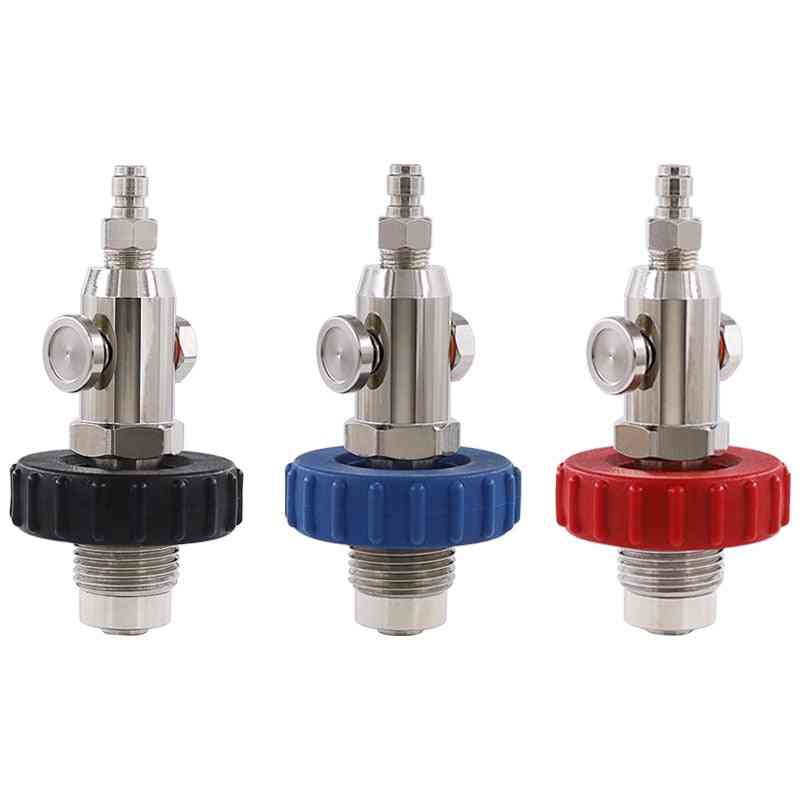 Paintball Hp Fill Station 300bar Din Valve With Quick Fitting