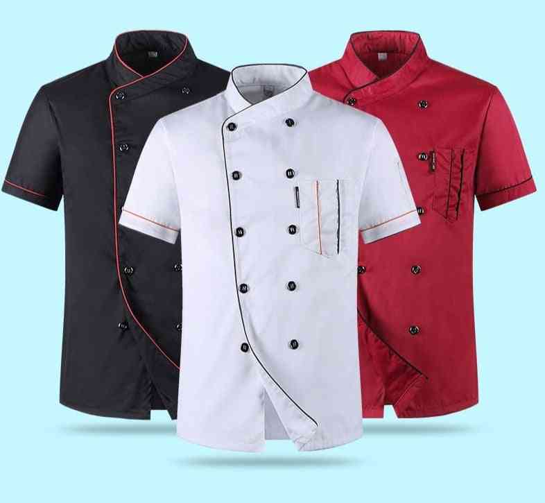 Hotellkock uniform bageri mat kock skjorta män