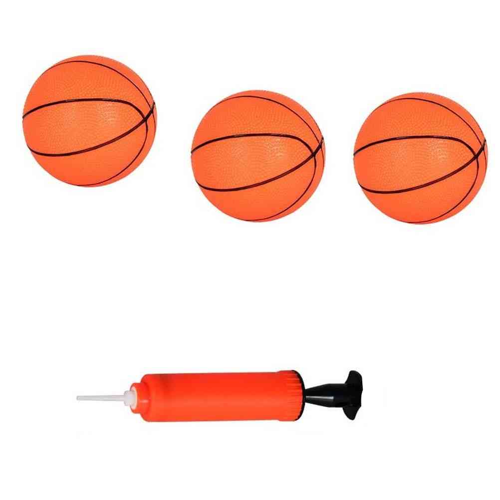 Mini Bouncy Basketball Sports Ball With Inflator For