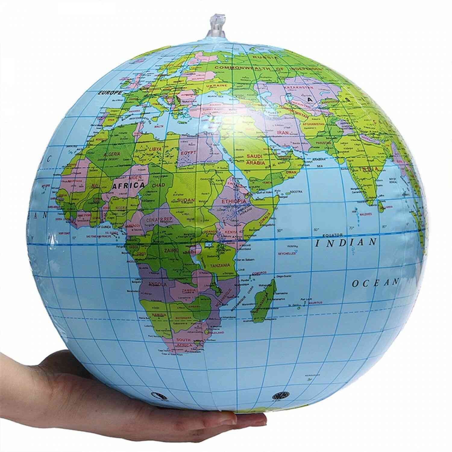 Inflatable Blow Up World Globe Earth Map Ball