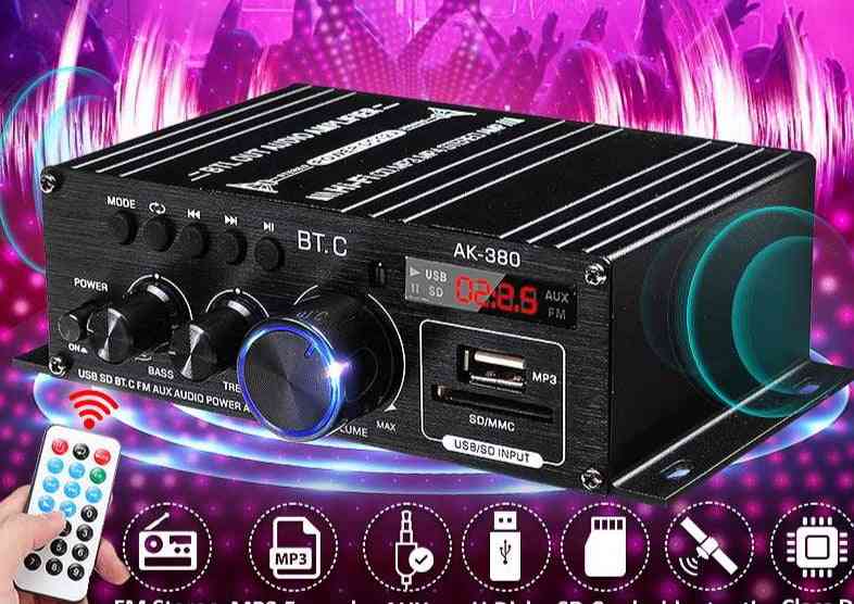 Audio Karaoke Home Theater Bluetooth Class Amplifier