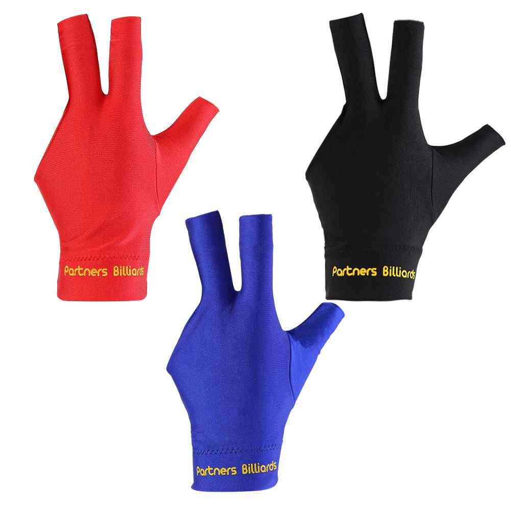 Three Fingers Left Hand Snooker Billiard Glove