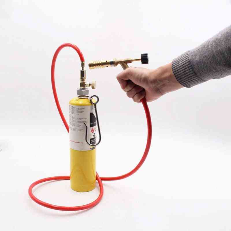 Plumbing Turbo Torch With Hose For Solder Propane Welding Kit