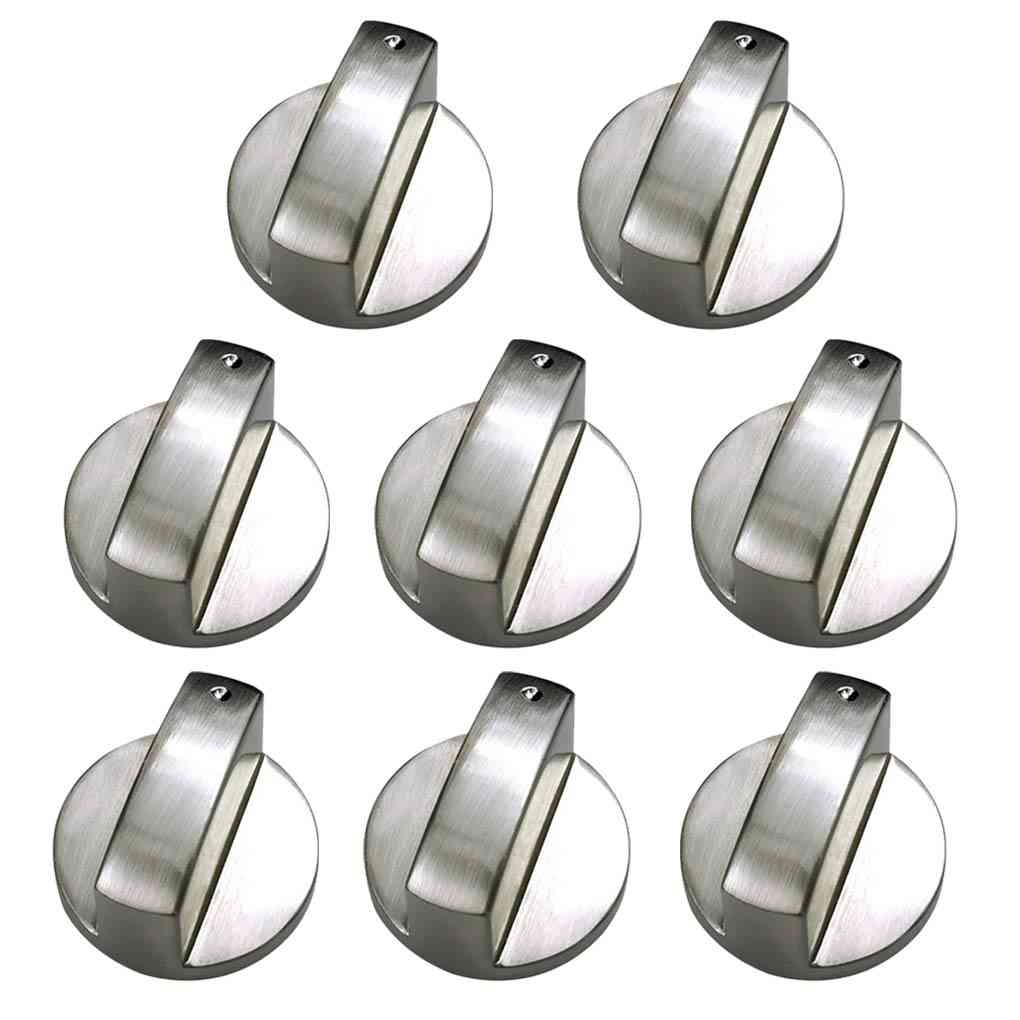 Metal Silver Gas Stove Cooker Knobs Adapter