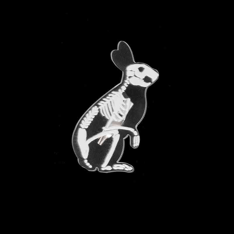 Animal Skeleton Acrylic Pin