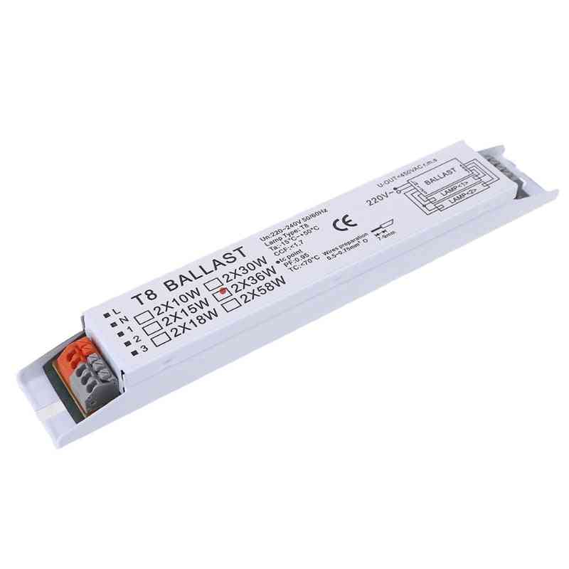 220-240v Ac 2x36w Wide Voltage T8 Electronic Ballast