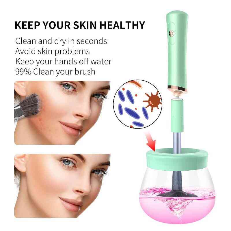 Fast Rechargeble Usb Electric Makeup Brush Cleaner Dryer
