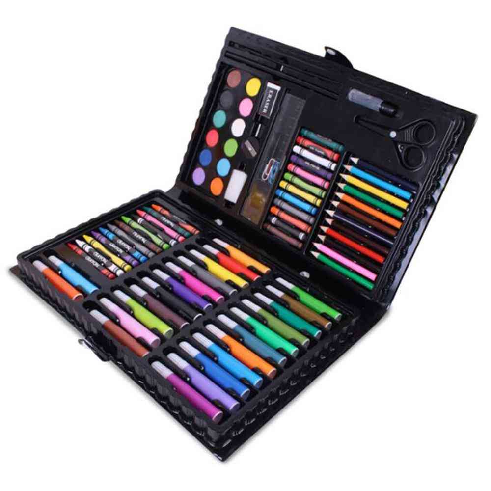 Watercolor- Painting Crayon Oil, Pastel Brush, Pen Set