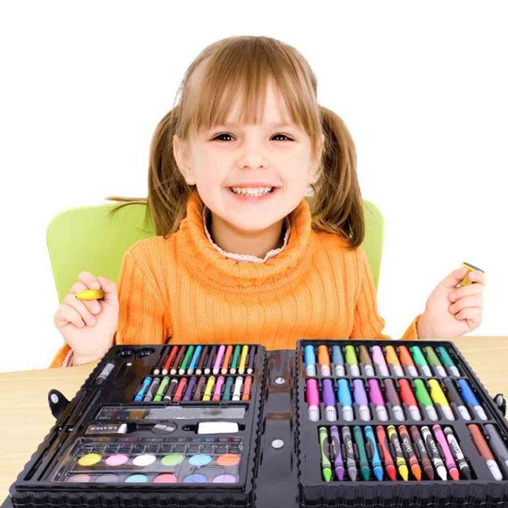 Watercolor- Painting Crayon Oil, Pastel Brush, Pen Set