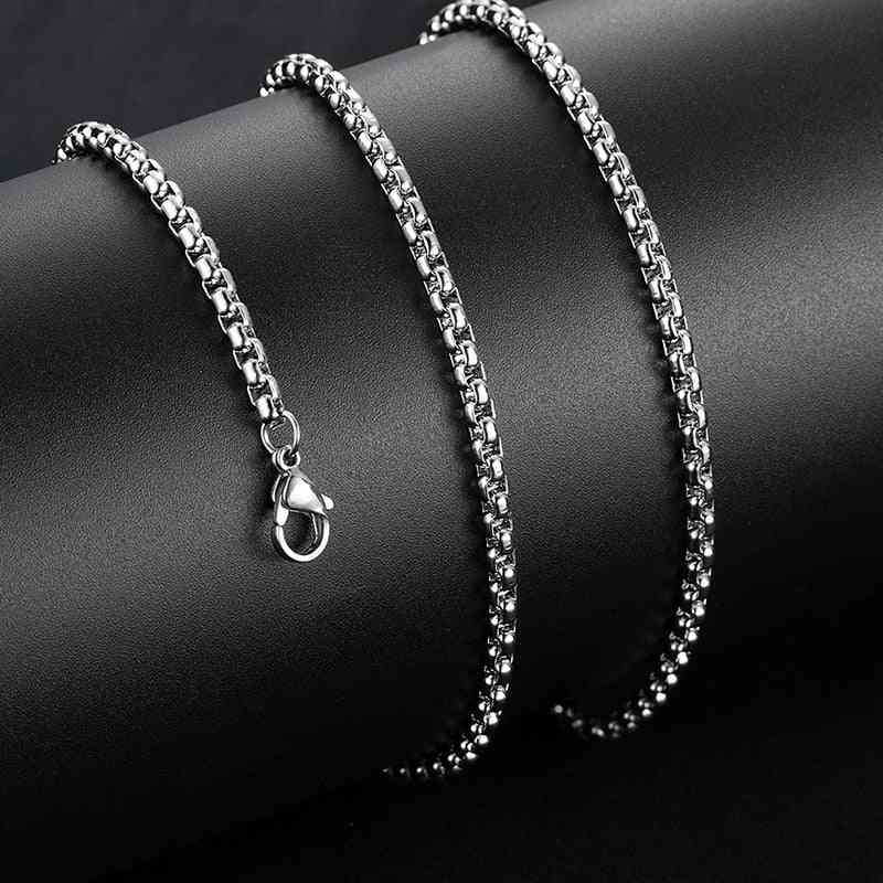 Stainless Steel Fashion Simple Pendant & Necklace