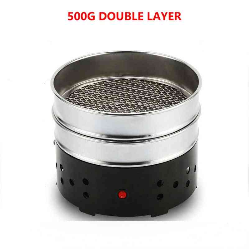 Household Small Coffee Bean Roaster High Suction - Stainless Steel Cooler