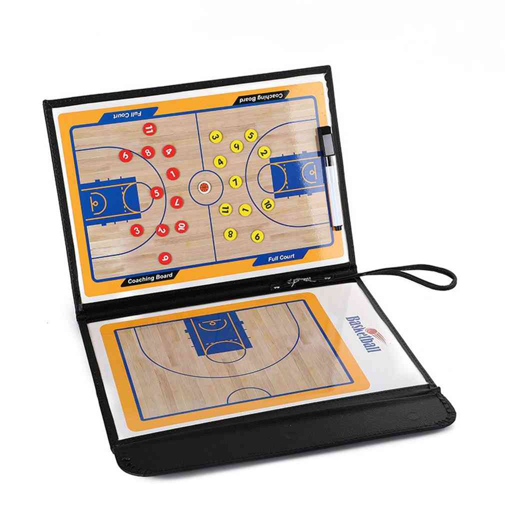 Basketball Coaching Double  Game Training Magnet Clipboard