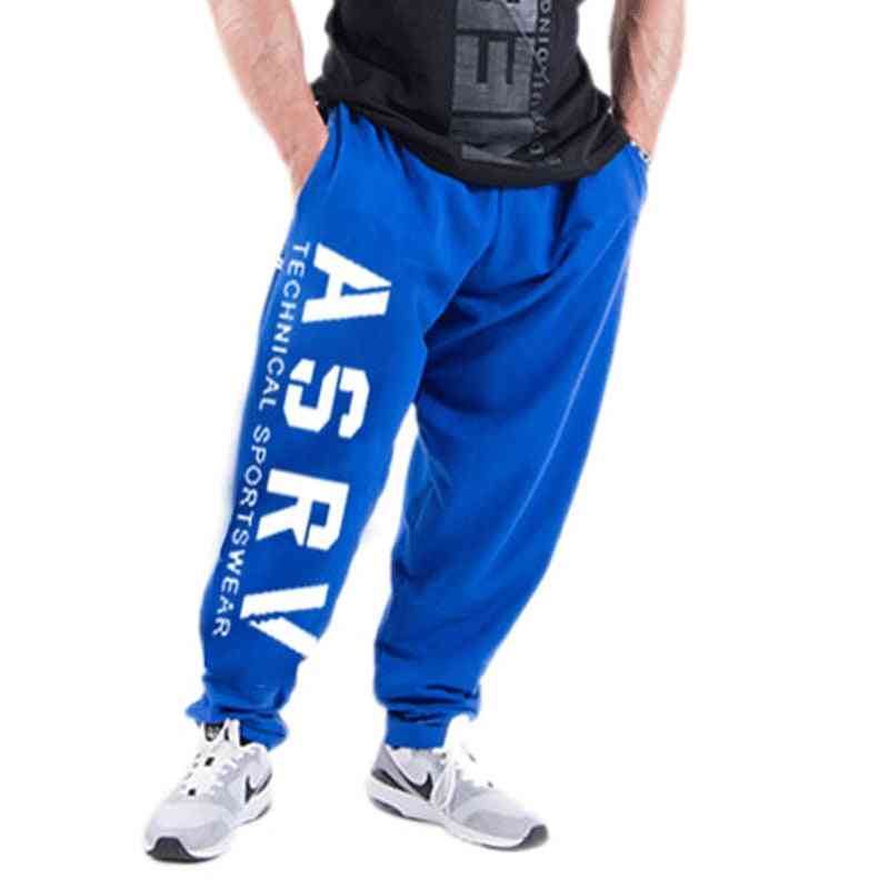 Winter Running Men's Breathable Training Exercise Letter Printed Trousers Pants