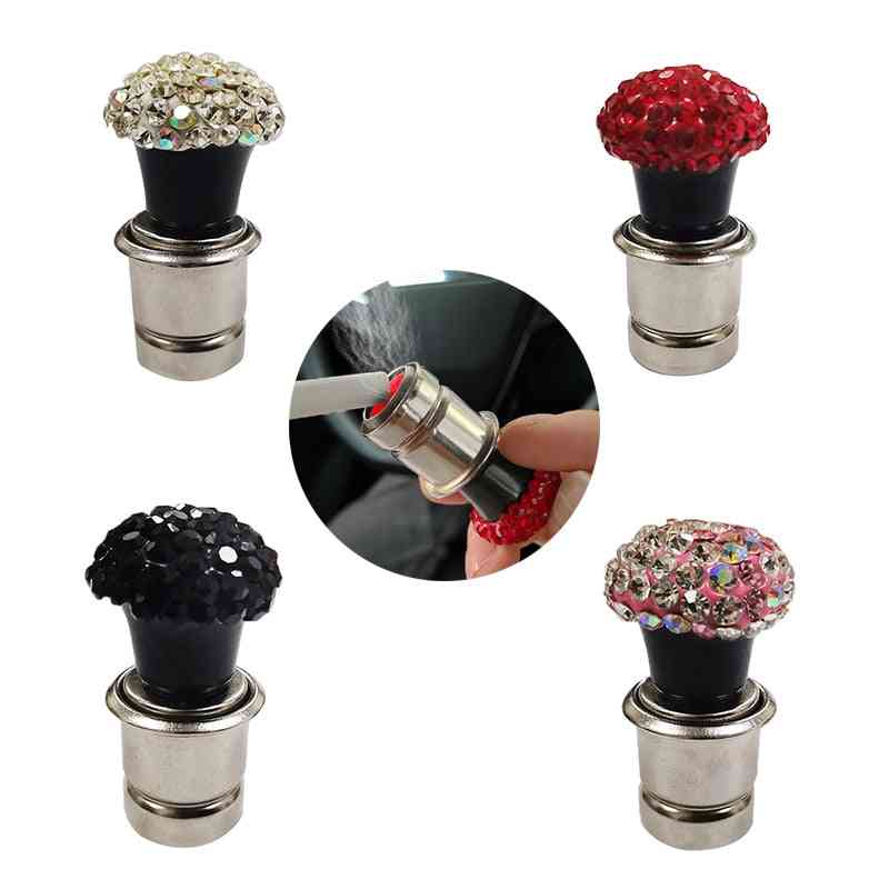 Car Cigarette Lighter Decoration With Crystal Interior Accessories
