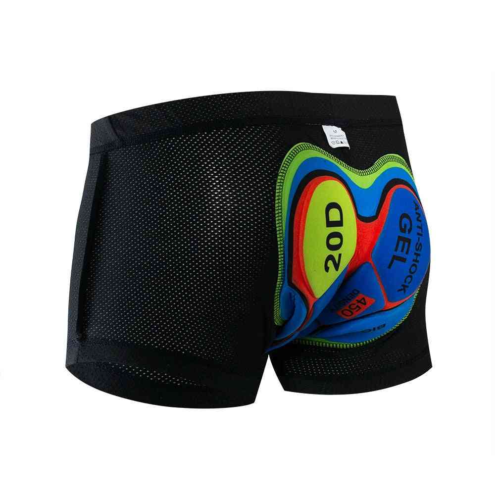 Breathable Cycling Shorts Underwear Gel Pad For Unisex