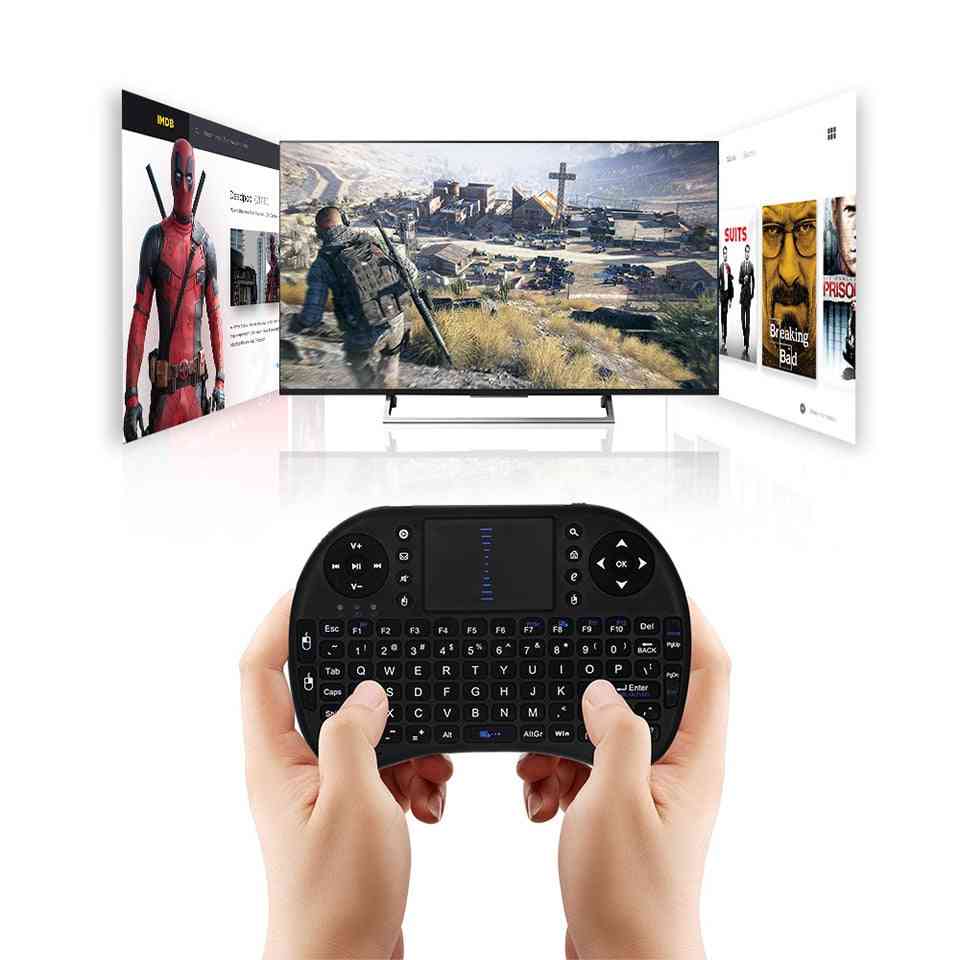 English Version Wireless Keyboard - Air Mouse With Touchpad
