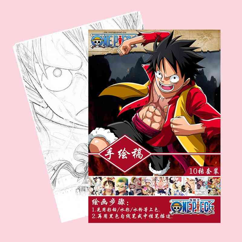 Anime Luffy Coloring Book For