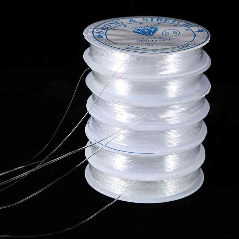 Elastic Rope Round Crystal Line Rubber Cord For  Beading Bracelet