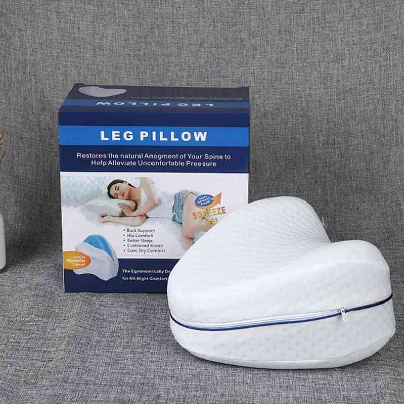 Memory Cotton Leg Pillow Sleeping Orthopedic Sciatica Back Hip Body