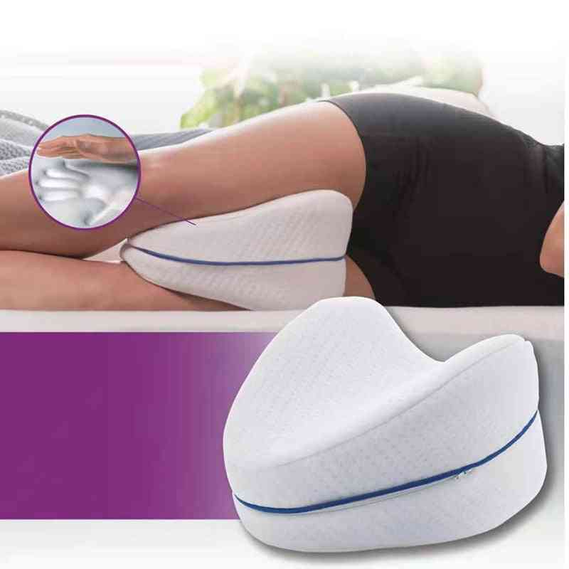 Memory Cotton Leg Pillow Sleeping Orthopedic Sciatica Back Hip Body
