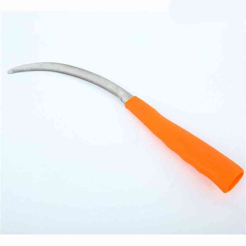Lightweight Steel Small Saw Sickle Knife Plastic Handle