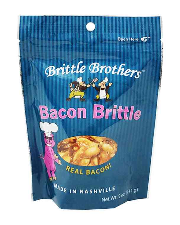 Bacon Peanut Brittle - 5 Oz. Bag