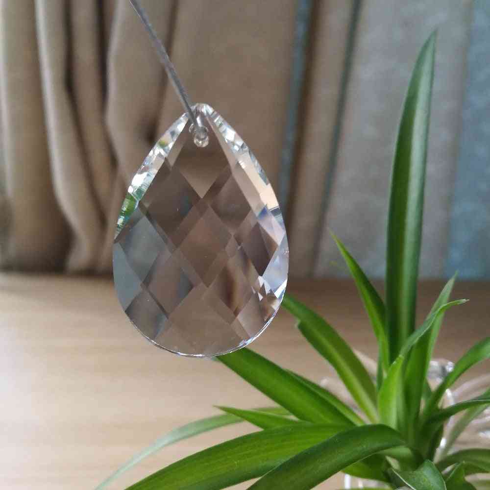 Optical Crystal Prism Ornament Suncatcher Glass Beads