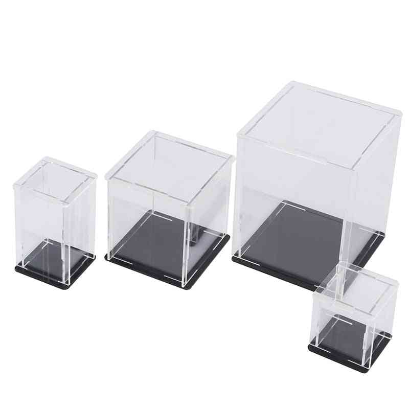 Self-assembly Dustproof  Toy Protection Cube Box
