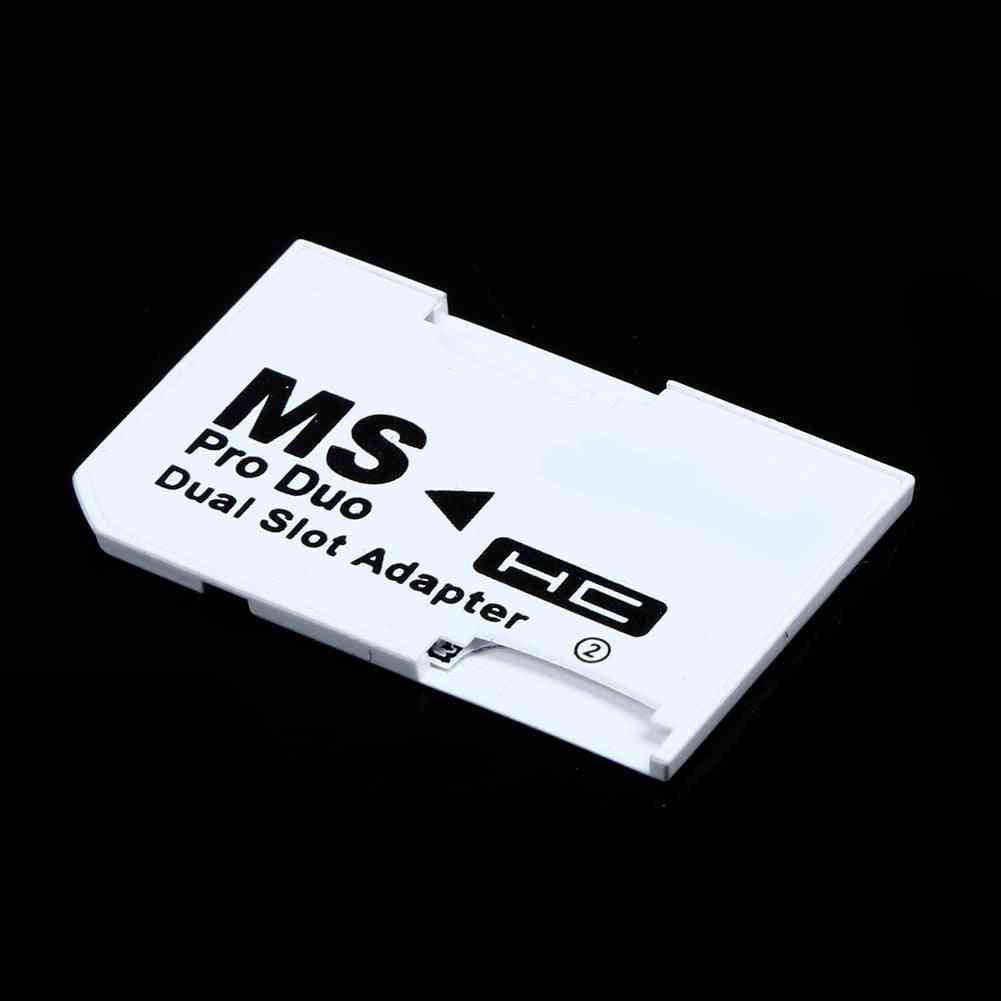 Memory Adapter Micro Sd Tf Flash Stick Card Single / Dual 2 Slot Adapter