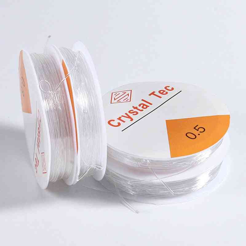 Transparent Elastic Crystal Line Beading Cord String Wire