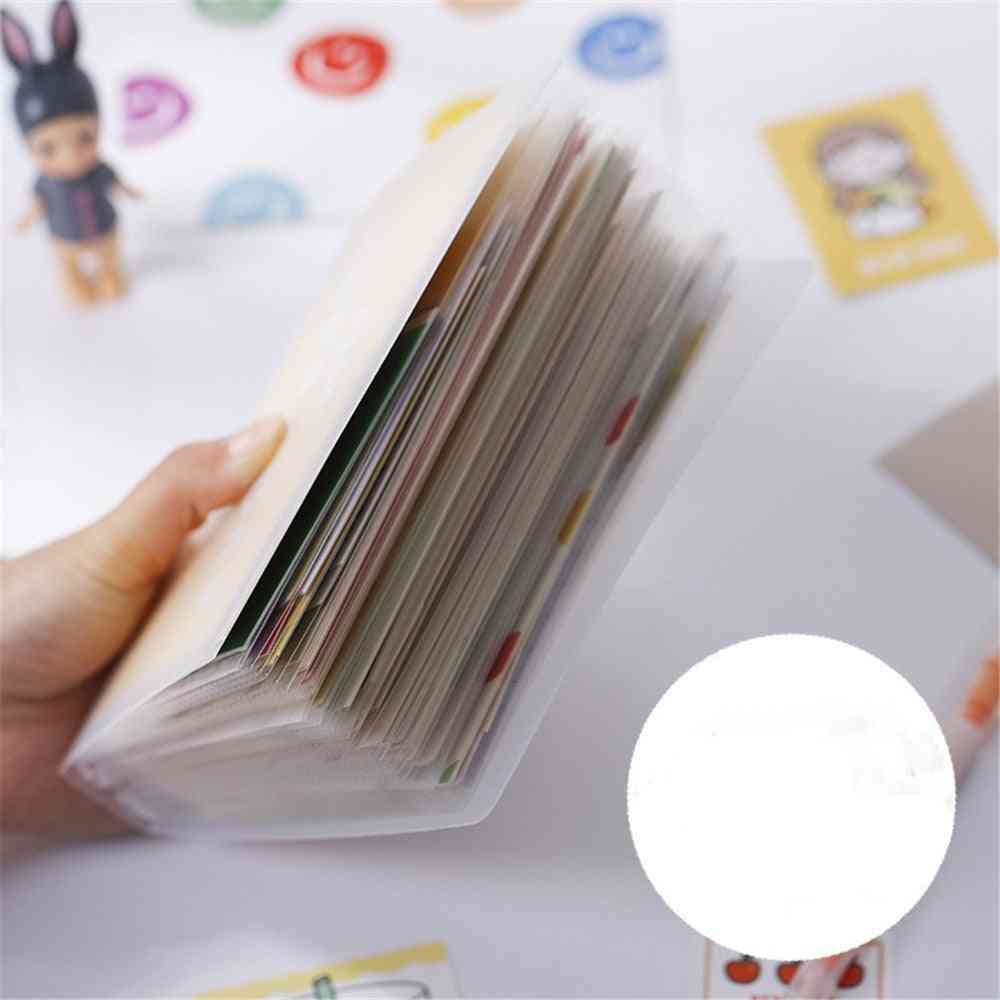 Sheets Pocket Storage Book Sticker Album