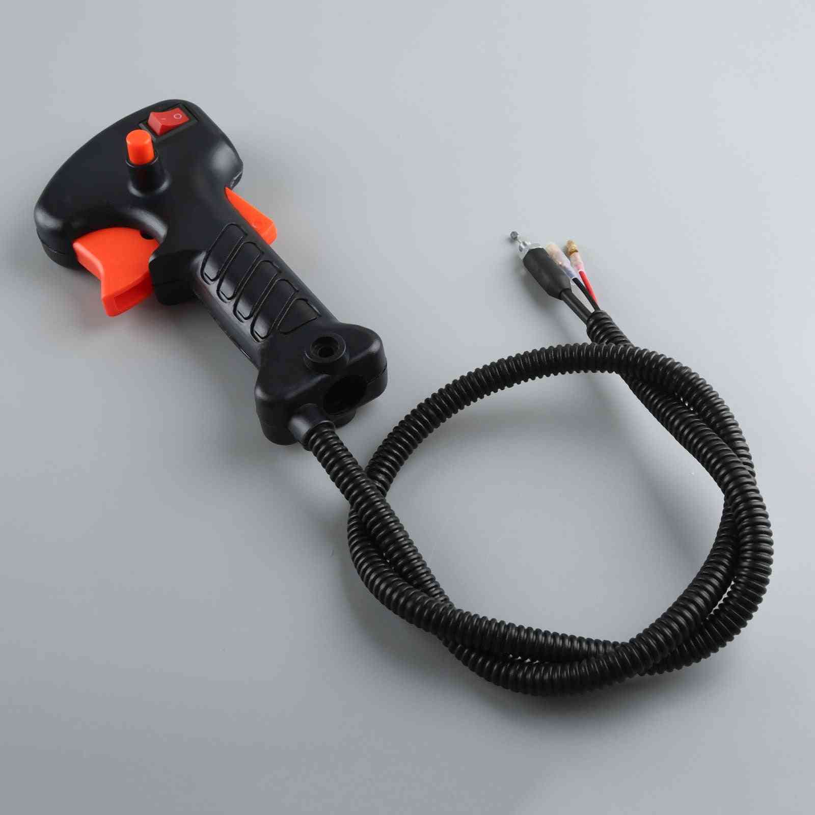 Grass Trimmer Right Handle Switch With Throttle Trigger Cable