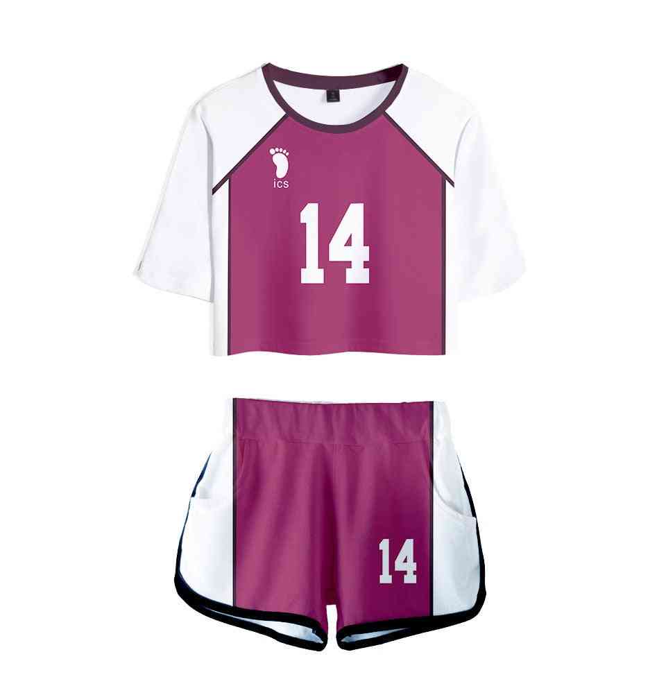 Sports High School Volleyball Club Jersey Set
