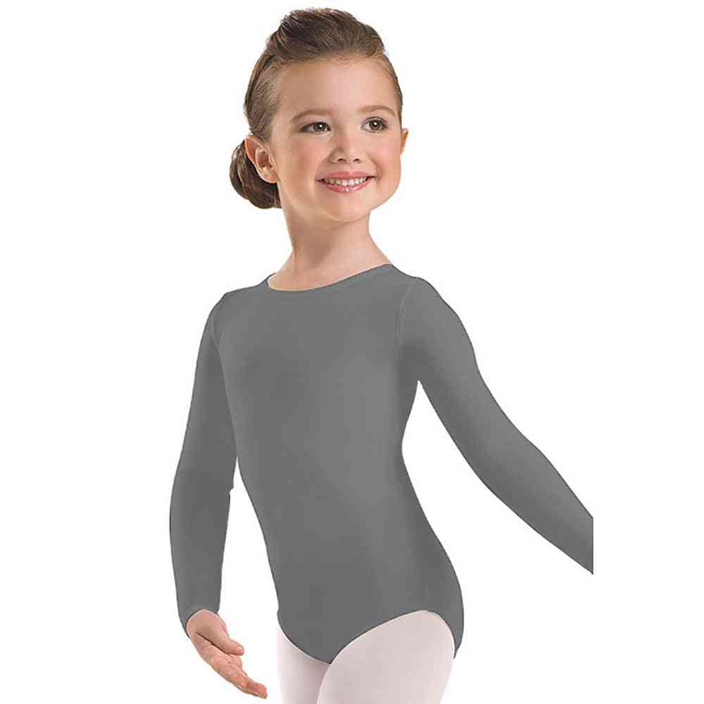 Long Sleeve Gymnastics Tops Ballet  Dance For Toddlers