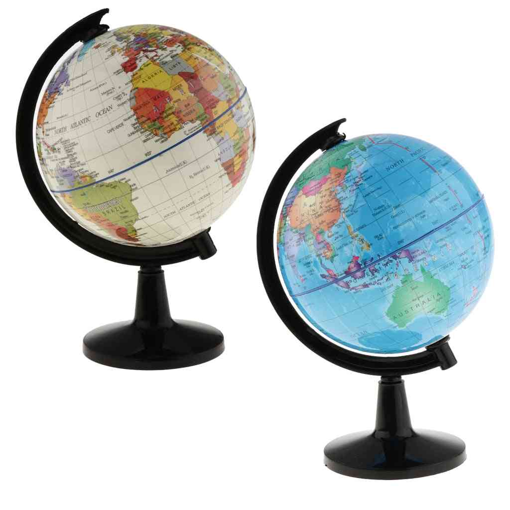 Relief Illuminated World Globe Educational Geographic For
