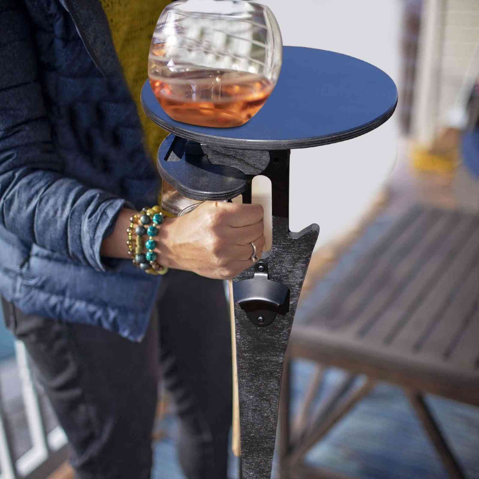Portable Foldable Table Wine Whisky Beer